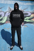 Flames Hood - Black
