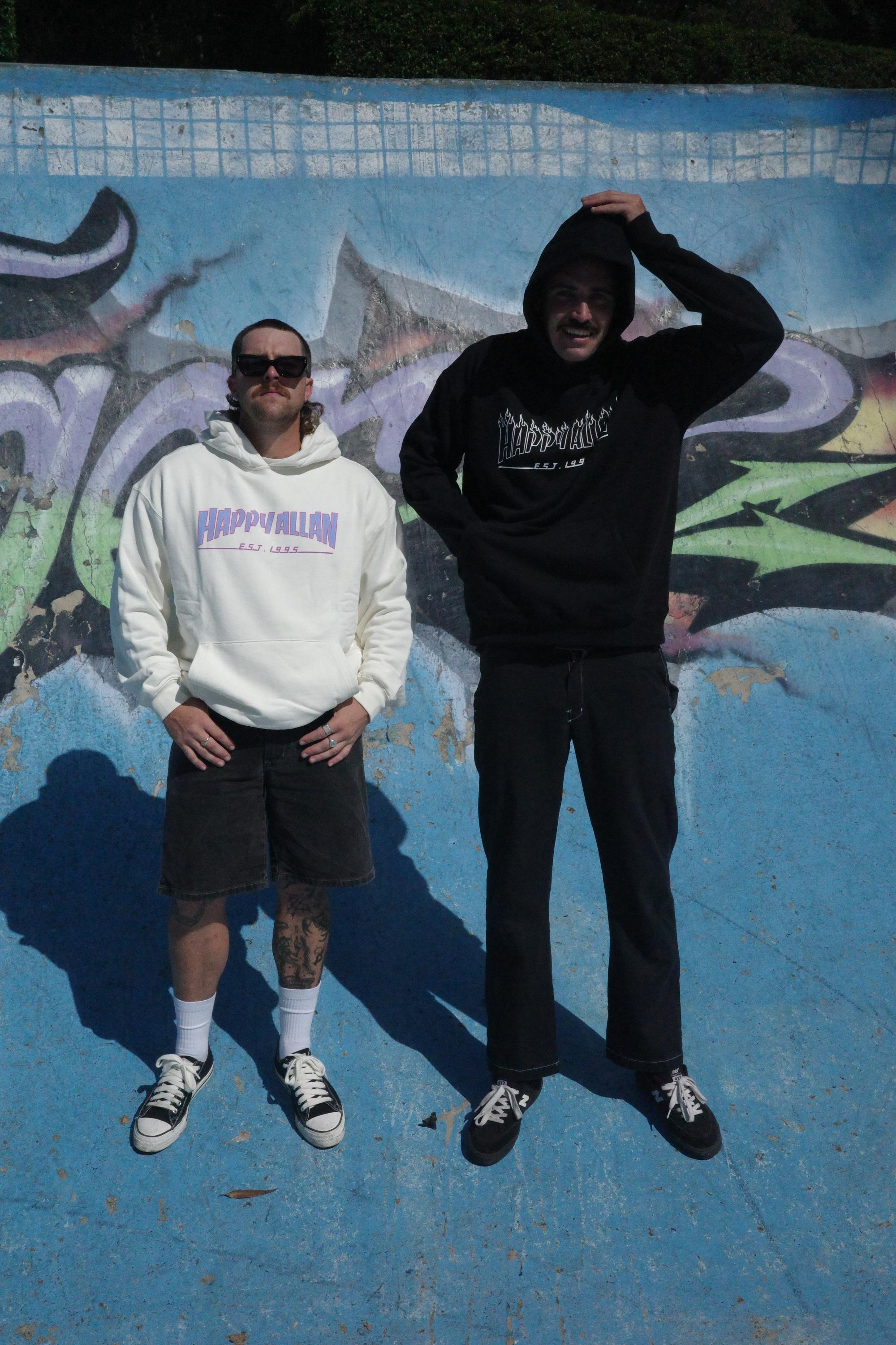 Flames Hood - Black – Happy Allan